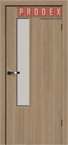 Finierētas durvis Bella kristal pro oak spec2 iekšdurvis